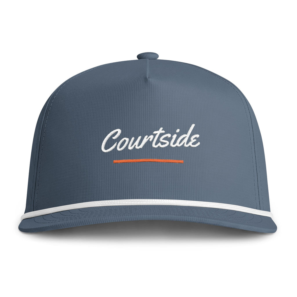 Courtside Rope Cap in Blue Jean, front view