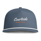 Courtside Rope Cap in Blue Jean, front view