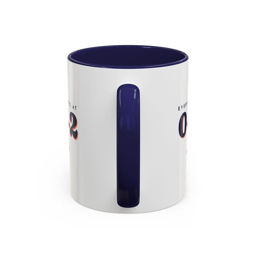 0–0–2 Mug in Navy, handle view