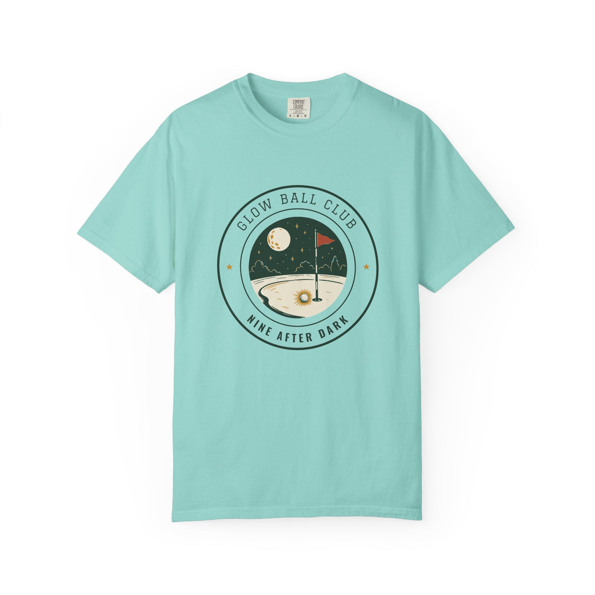 Glow Ball Club Tee in Chalky Mint, front view