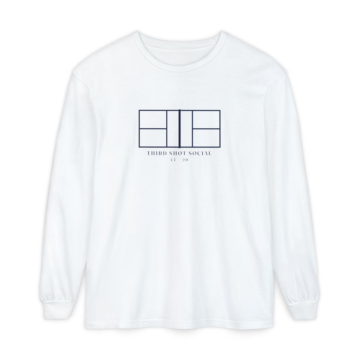 Court Line Drawing Long Sleeve Tee