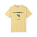 Sweatband Season Tee in Butter, front view