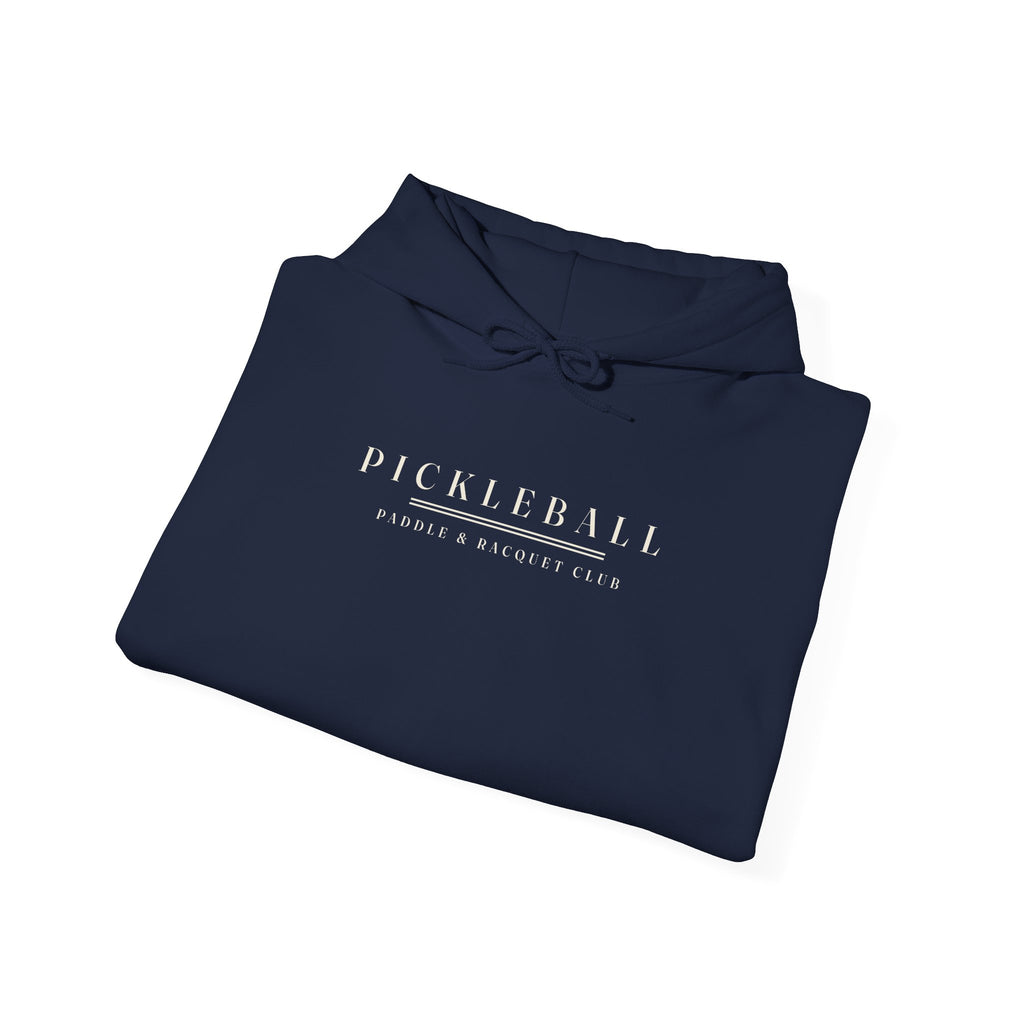 Pickleball Caps Hoodie in Navy, folded