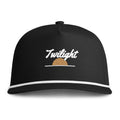 Twilight Rope Cap in Black, front view