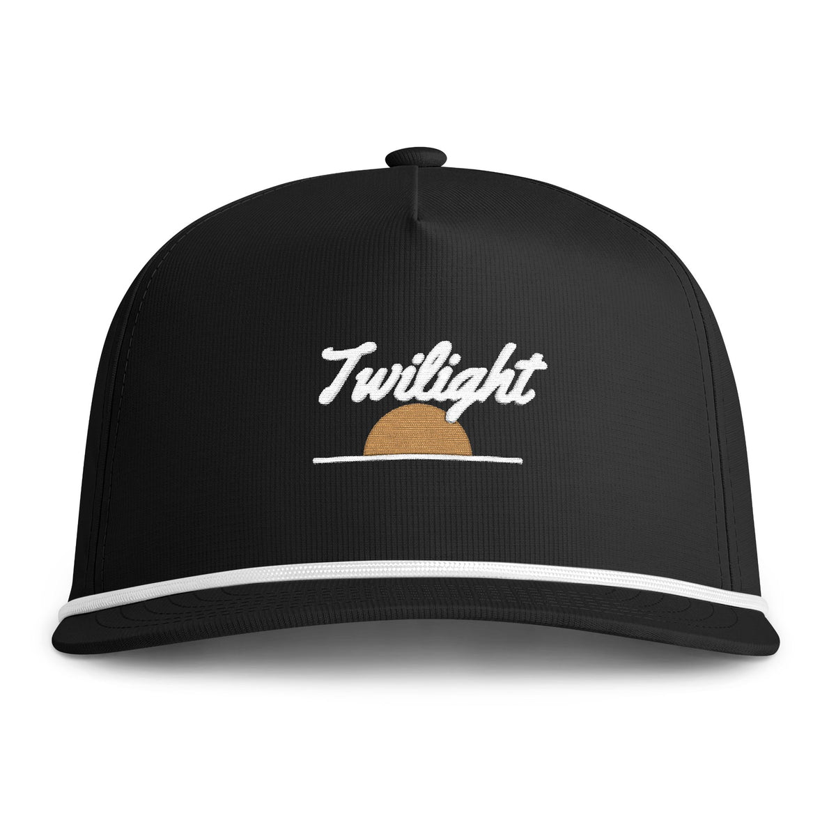 Twilight Rope Cap in Black, front view
