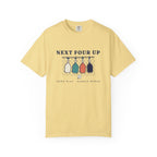 Next Four Up Tee in Butter, front view
