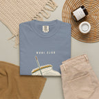 Rake It Tee in Blue Jean, flat lay