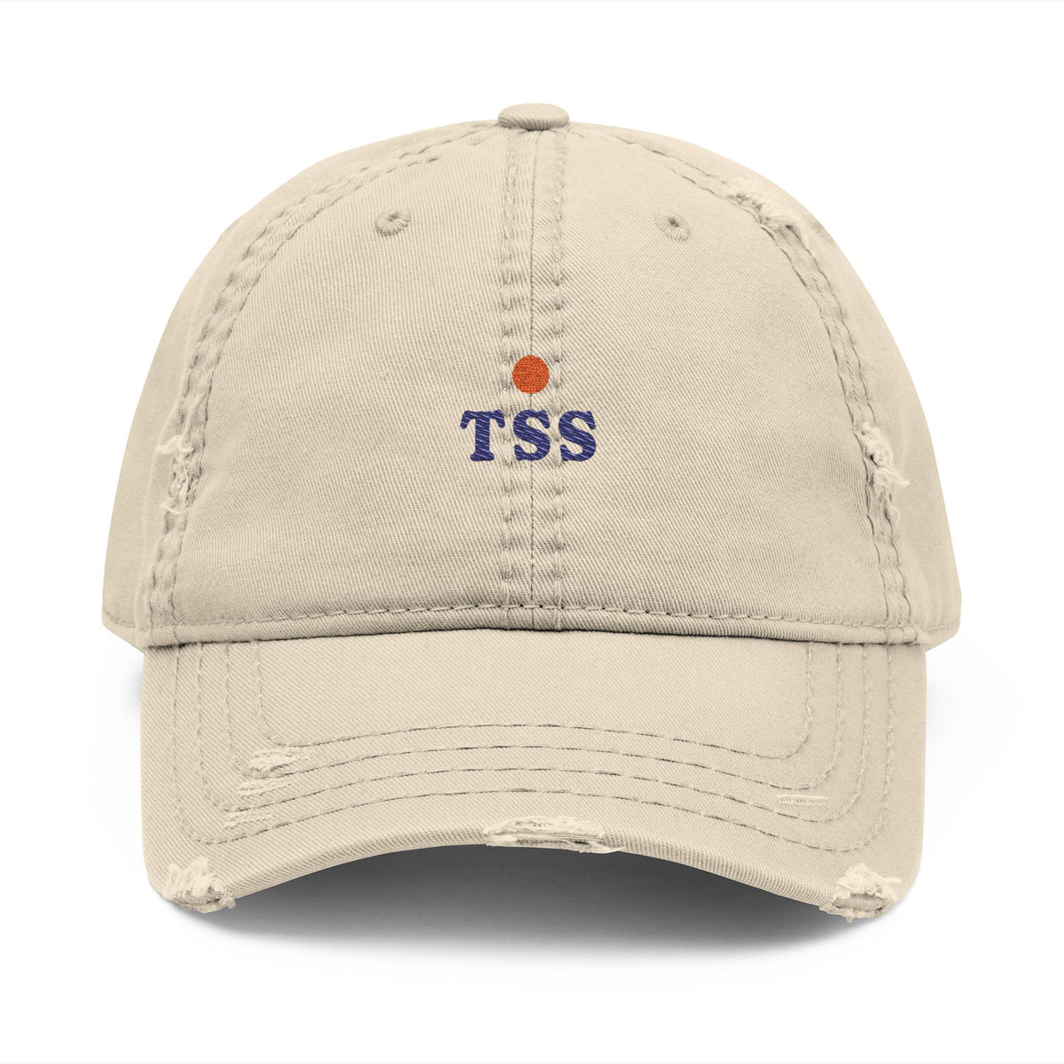 TSS Ball Dad Hat in Khaki, front view