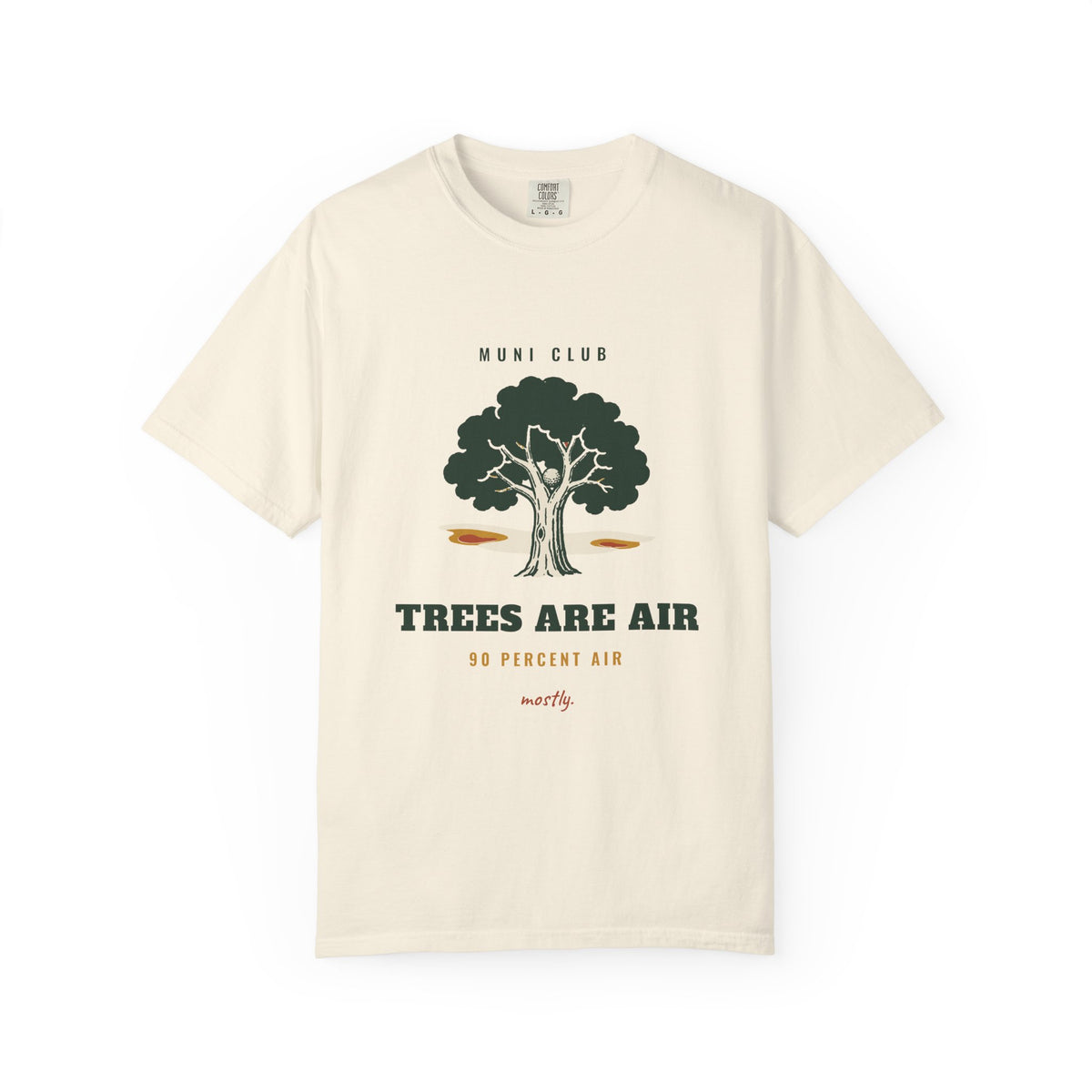 Trees Are Air Tee in Ivory, front view