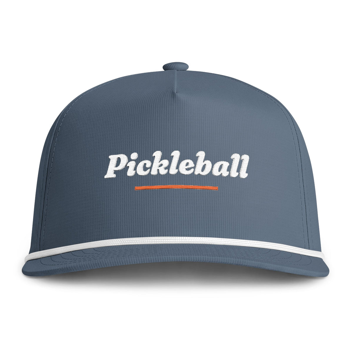 Pickleball Italic Rope Cap in Blue Jean, front view