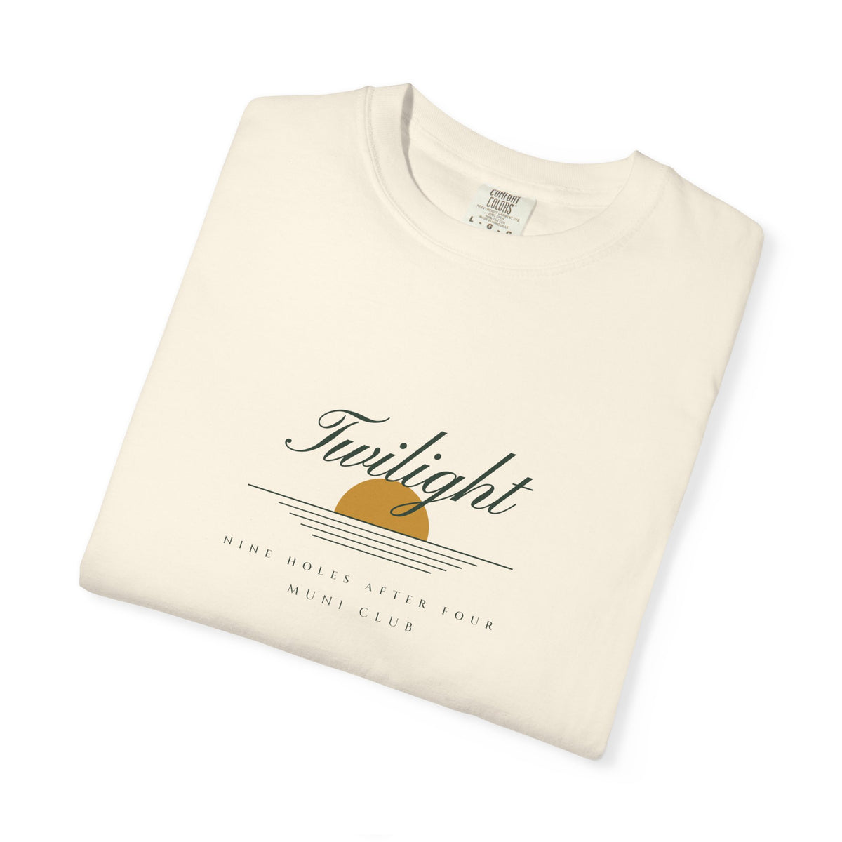 Twilight Tee in Ivory, folded