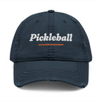 Pickleball Italic Dad Hat in Dark Navy, front view