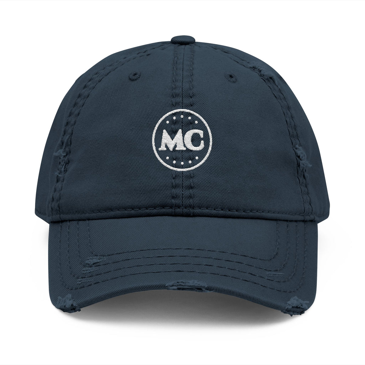 MC Ball Dad Hat in Dark Navy, front view