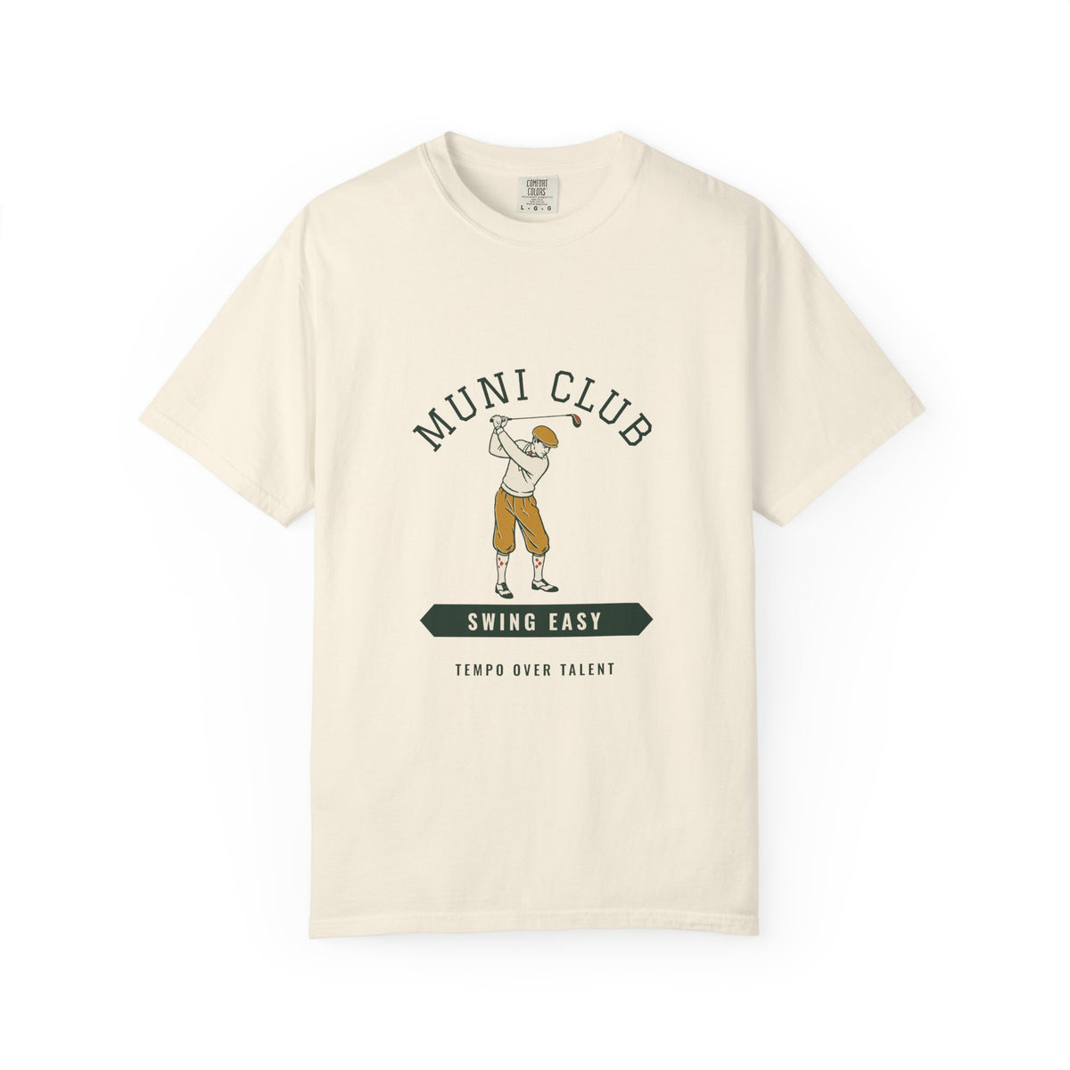 Swing Easy Tee in Ivory, front view