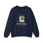 Starter's Shack Crewneck in Navy, front view
