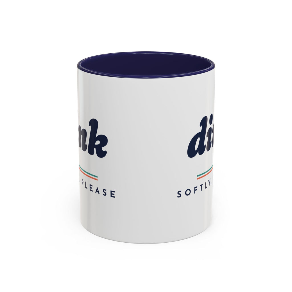 Dink Mug in Navy, corner view