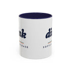 Dink Mug in Navy, corner view