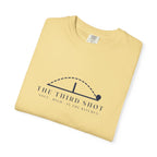 The Third Shot Tee in Butter, folded