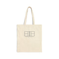 Court Line Drawing Tote in Natural, front view