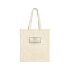 Court Line Drawing Tote in Natural, front view