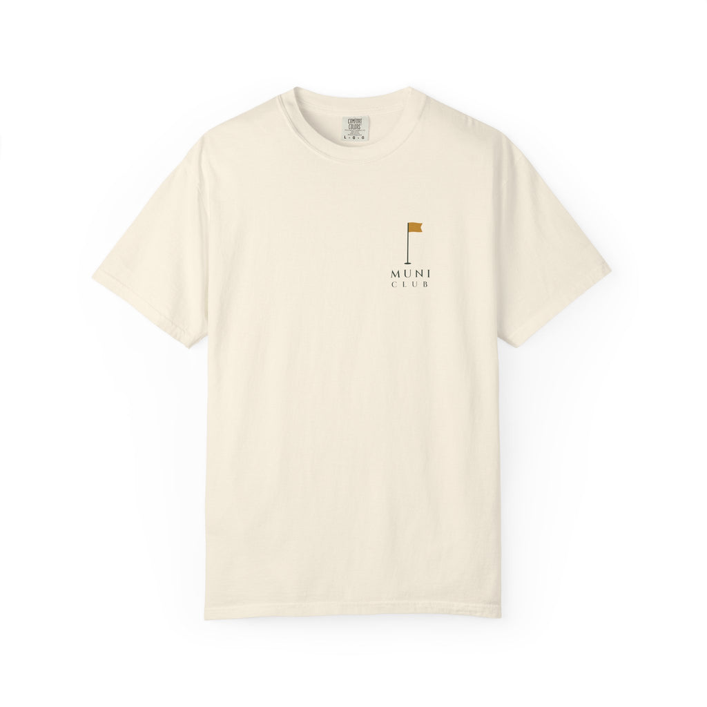 Flag Chest Mark Tee in Ivory, front view