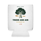Trees Are Air Can Cooler in White, front view