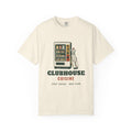 Clubhouse Cuisine Tee in Ivory, front view