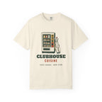 Clubhouse Cuisine Tee in Ivory, front view