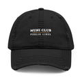Public Links Dad Hat in Black, front view