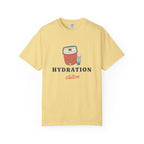 Hydration Station Tee in Butter, front view