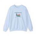 Desert Doubles Crewneck in Light Blue, front view