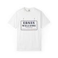 Ernes Welcome Tee in White, front view