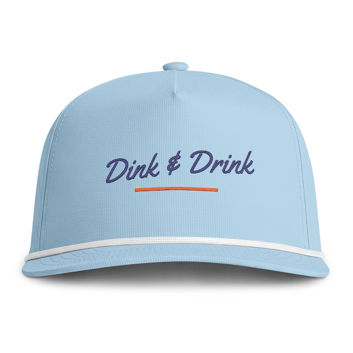 Dink & Drink Rope Cap in Chambray, front view