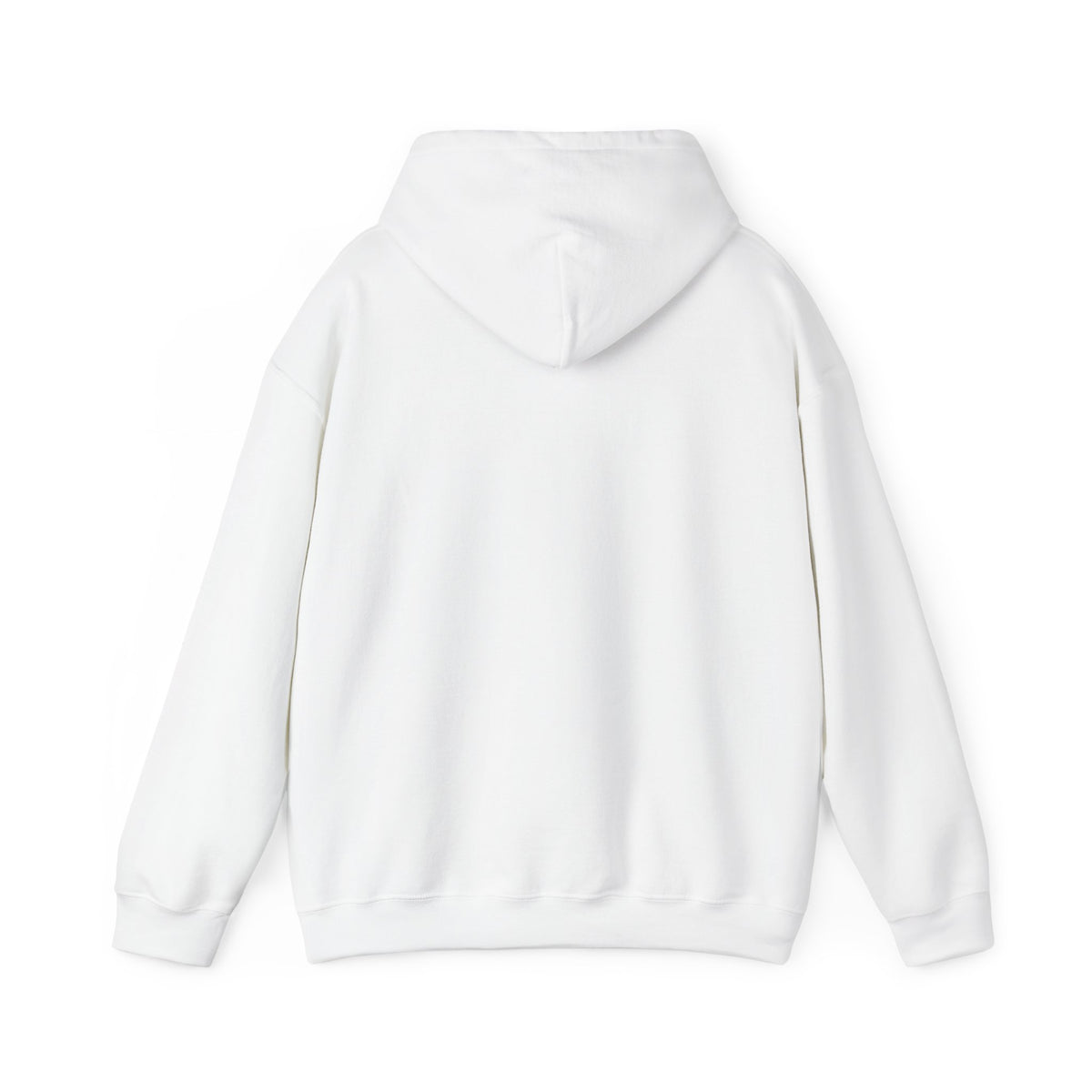 Doubles Club Hoodie in White, back view