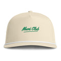 Muni Club Script Rope Cap in Ivory, front view