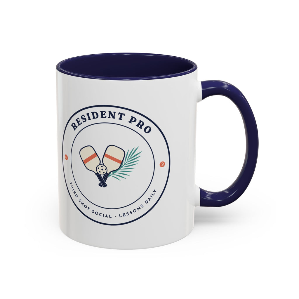 Resident Pro Mug in Navy, design, handle right