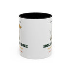 Hole in One Mug in Black, corner view