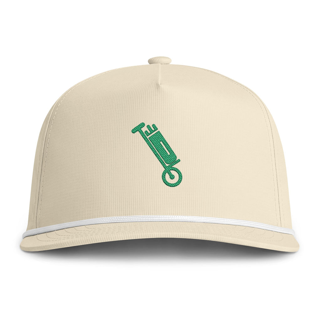 Pull Cart Rope Cap in Ivory, front view