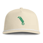 Pull Cart Rope Cap in Ivory, front view