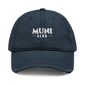 Muni Stack Dad Hat in Dark Navy, front view