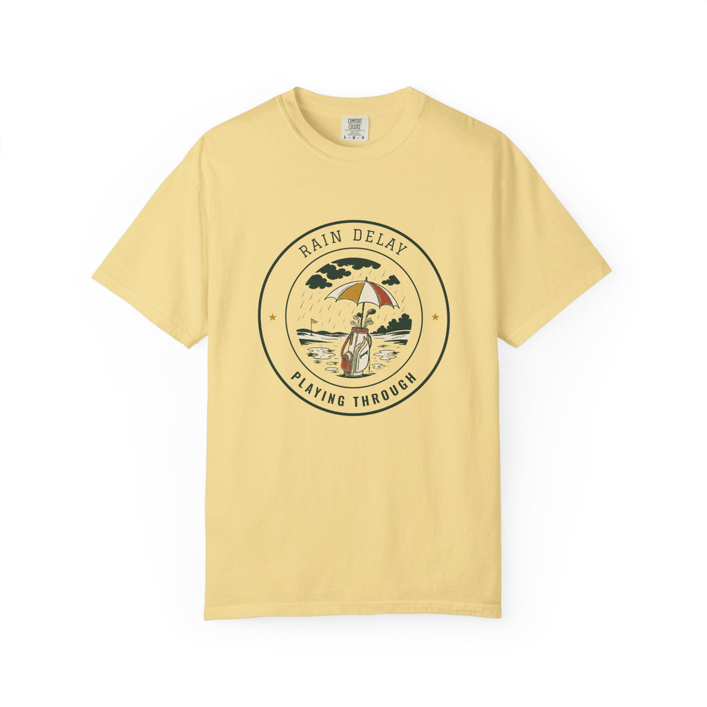 Rain Delay Tee in Butter, front view