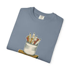 Pencils Are Free Tee in Blue Jean, folded