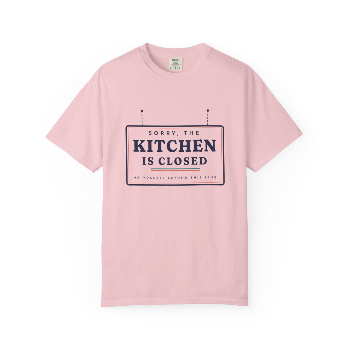 Kitchen Closed Tee in Blossom, front view
