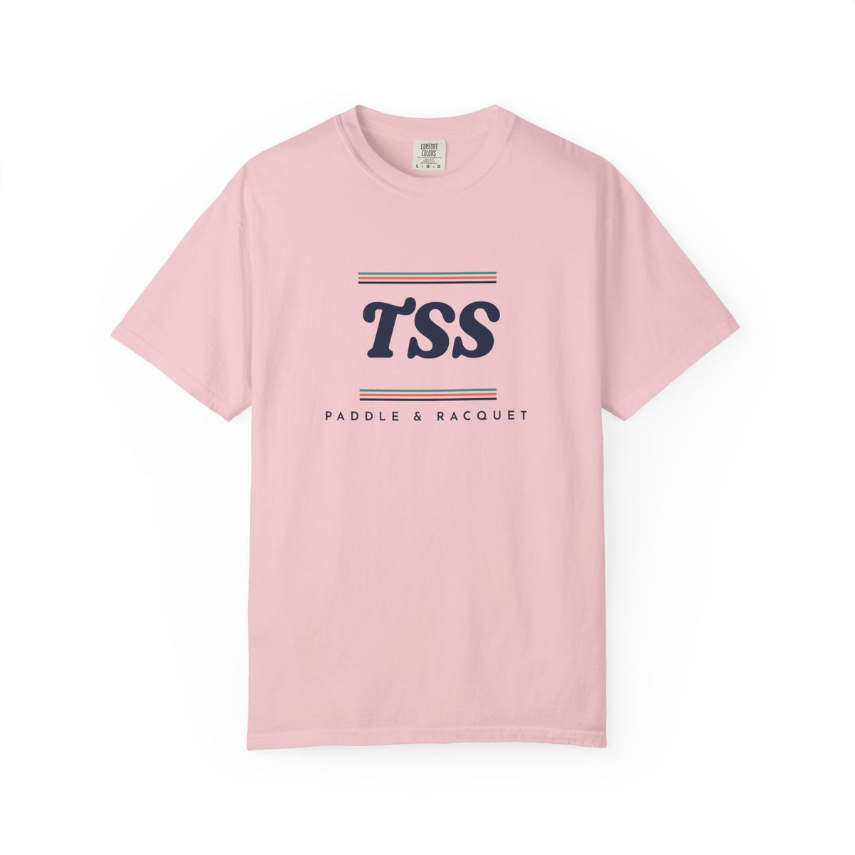 TSS Monogram Tee in Blossom, front view