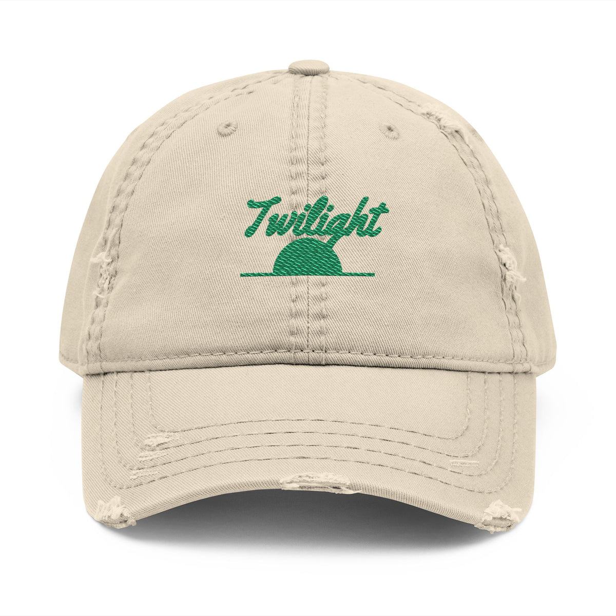 Twilight Dad Hat in Khaki, front view