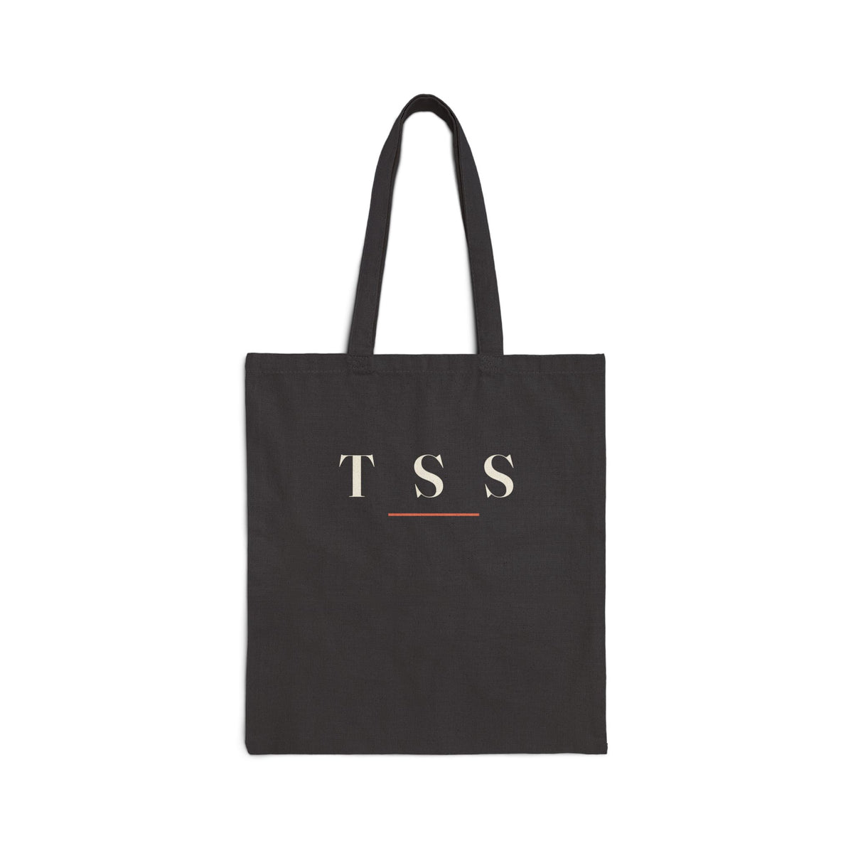 T S S Tote in Black, front view