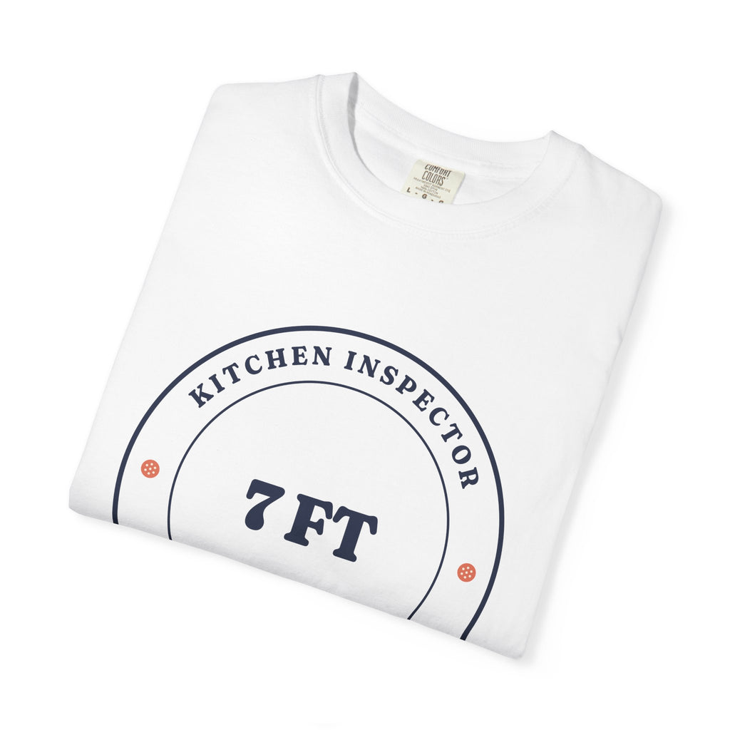 Kitchen Inspector Tee in White, folded