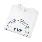 Kitchen Inspector Tee in White, folded