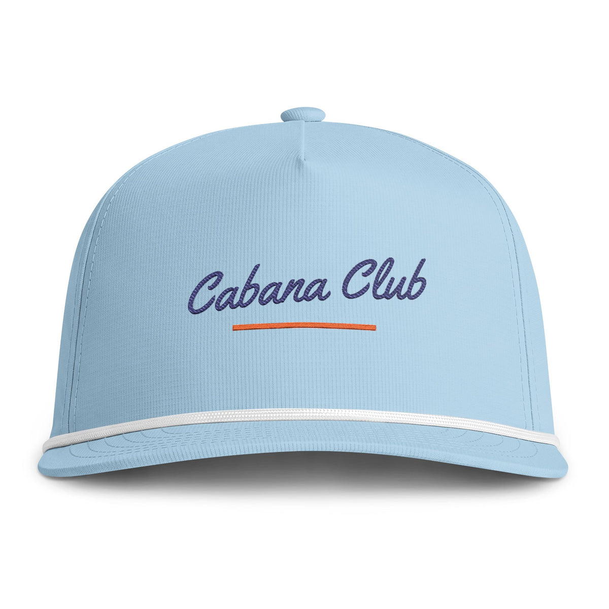 Cabana Club Rope Cap in Chambray, front view