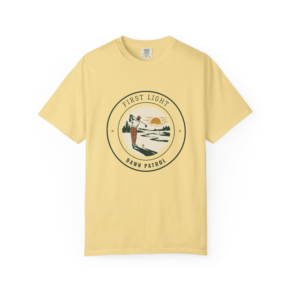 First Light Tee in Butter, front view